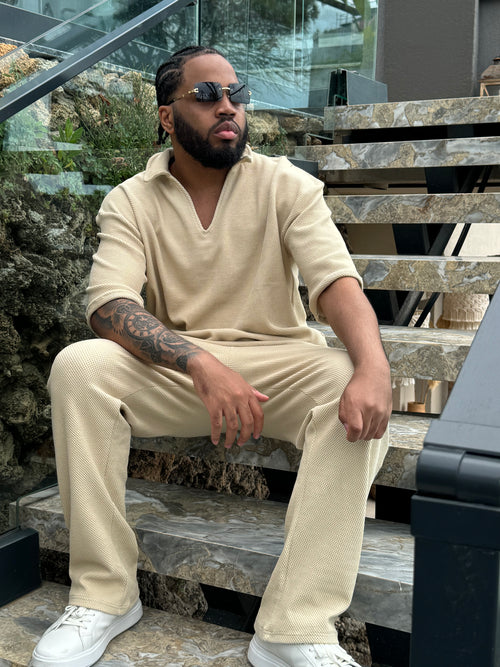 PEAK Black Squared Rimless Sunglasses